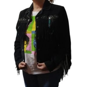 Scully Suede Fringed Jacket